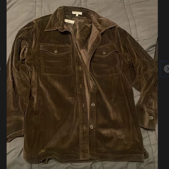 Madewell Corduroy relaxed shirt jacket - Picture 1 of 9